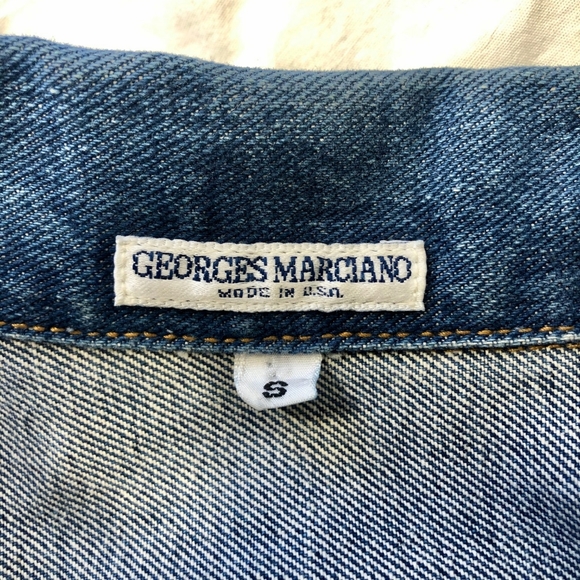 VTG Georges Marciano Custom Denim Jacket - Picture 11 of 11